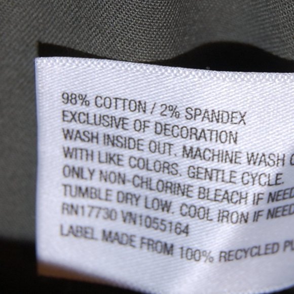 A New Day Women's Army Green Jacket W/ Decorative Beaded Pockets Size Small - Picture 15 of 15